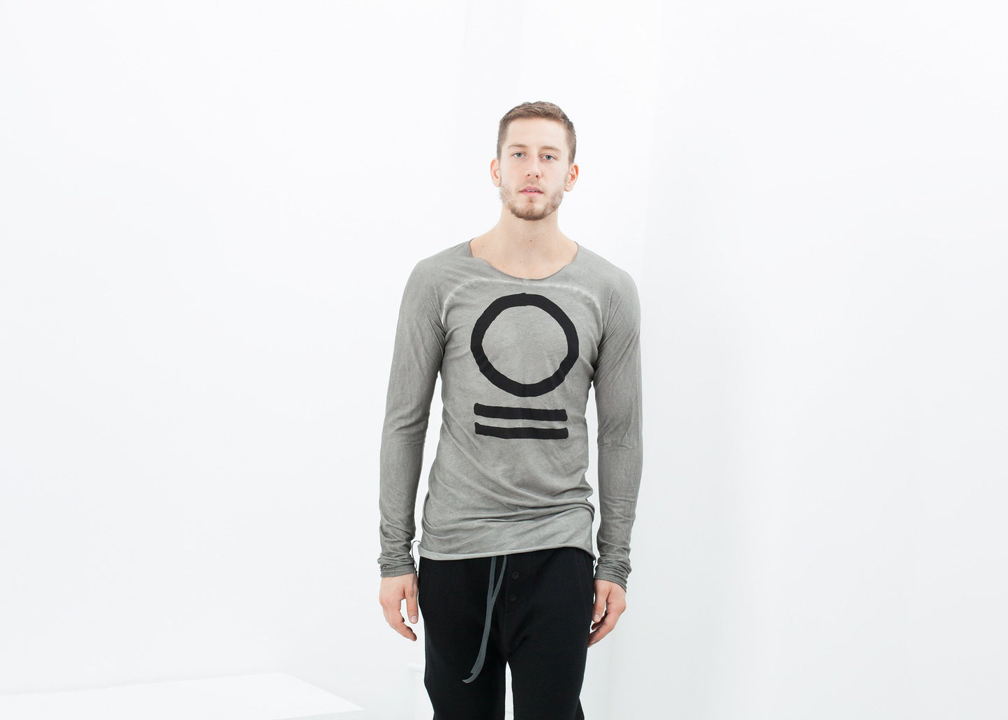 Antidote "Joie" Tee in Taupe - multi loc