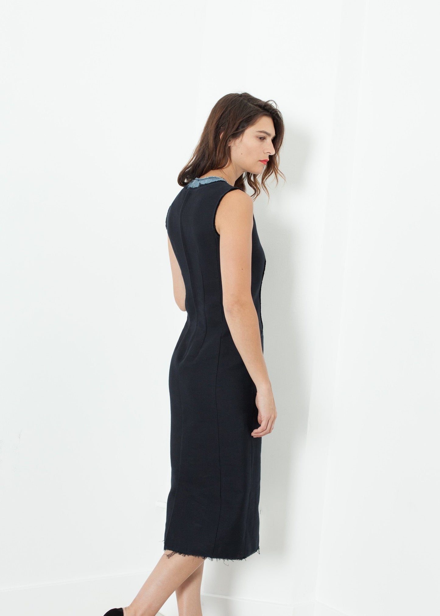 Denim Dress in Denim Bis